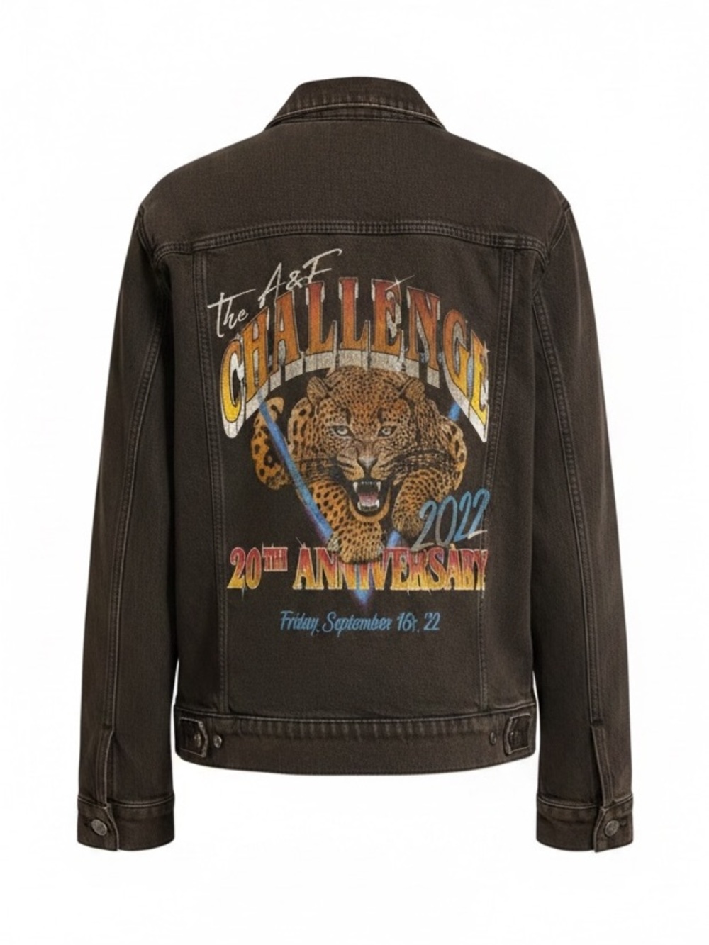 Abercrombie & Fitch Charcoal Denim Jacket